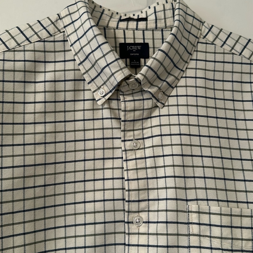 Jcrew Windowpane Button Up - image 1